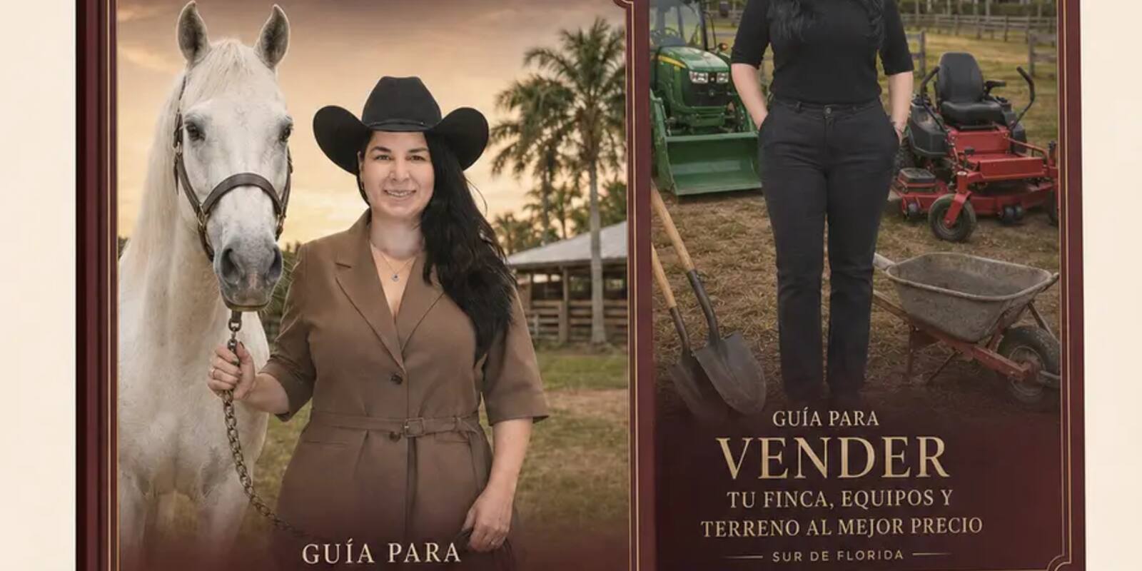 Tractor y equipos para mantener una finca en Florida